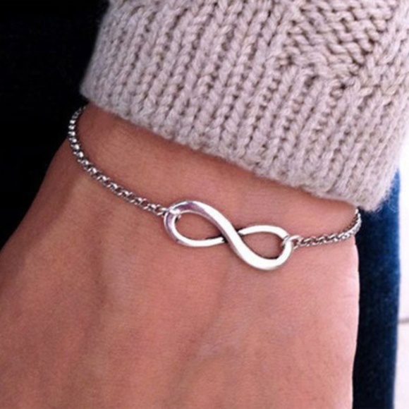 Jewelry - Infinity Love Silver  Bracelet New